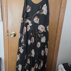 a new day Dark Floral Maxi Dress